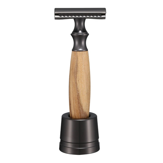 Traditional Wooden Safety Razor