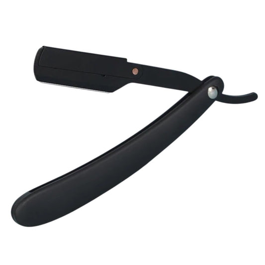 Classic and Elegant Black Straight Razor for Men