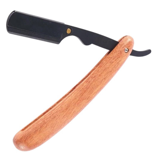 Professional Barber Razor with Wooden Handle