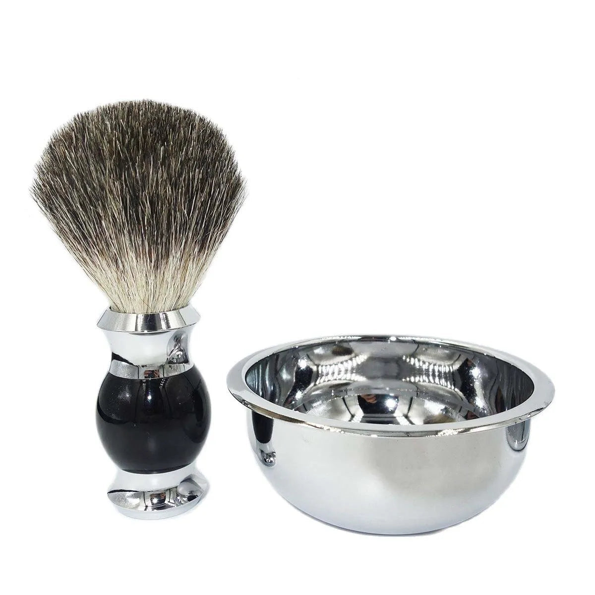 Vintage Style Shaving Brush with Ergonomic Handle