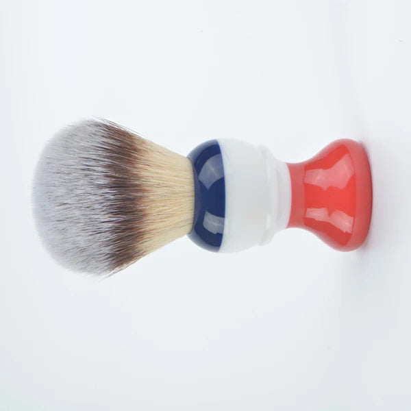 Iconic Shaving Brush with Tricolor Resin Handle