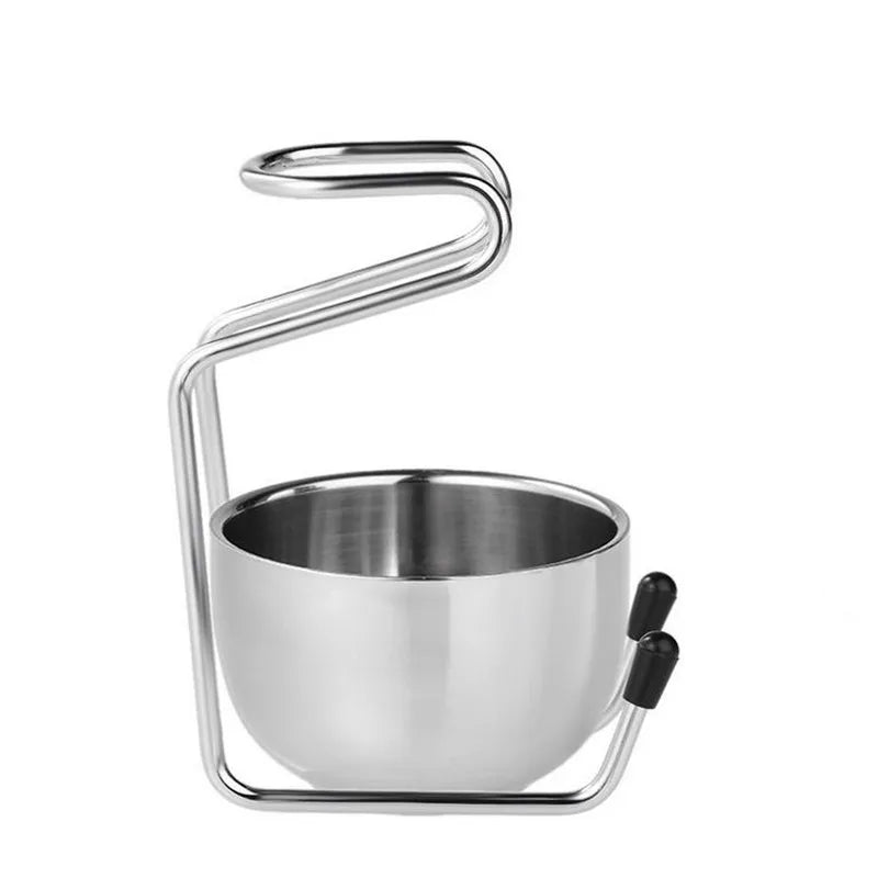 Complete Shaving Set with Handcrafted Brush, Lathering Bowl, and Elegant Stand