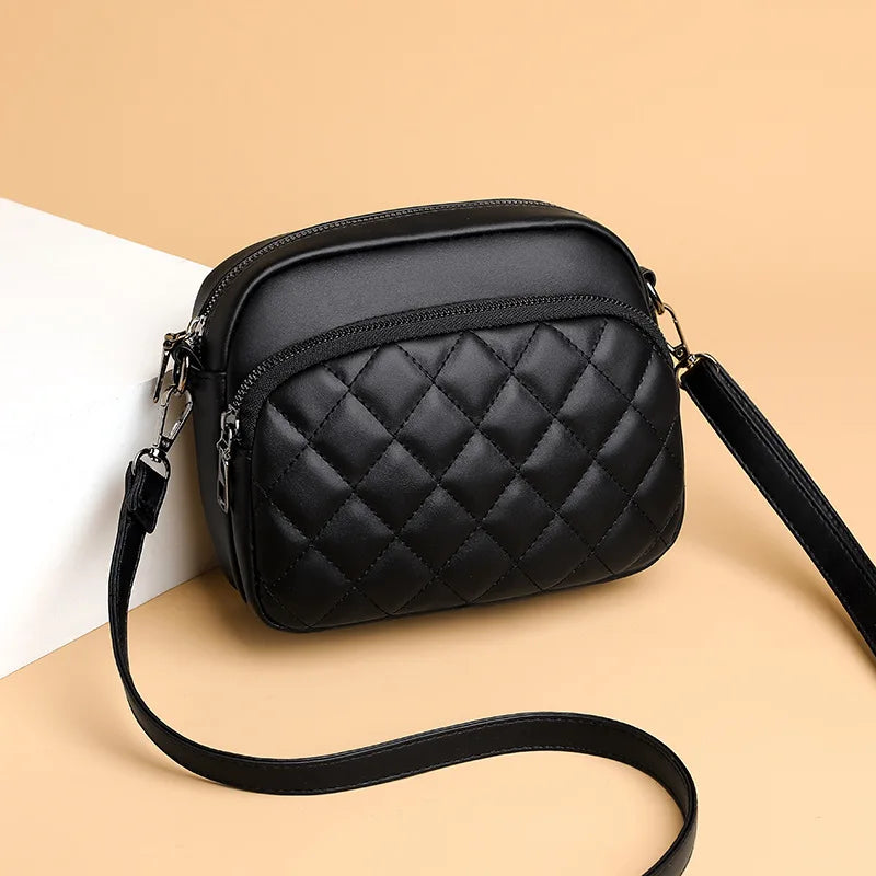 Elegant Quilted Crossbody Bag for Women