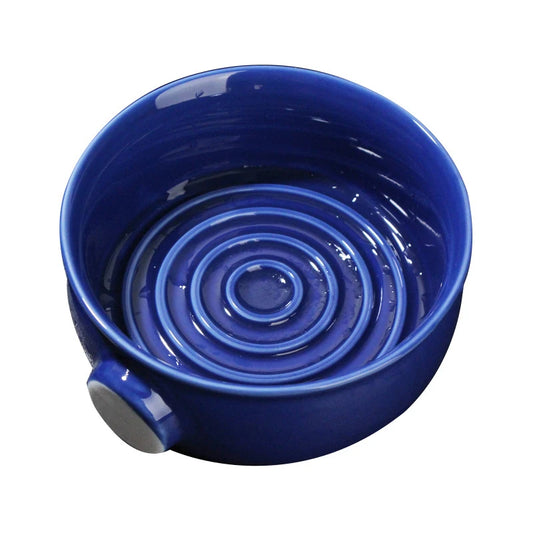 Ceramic Shaving Soap Mug with Wide Rim