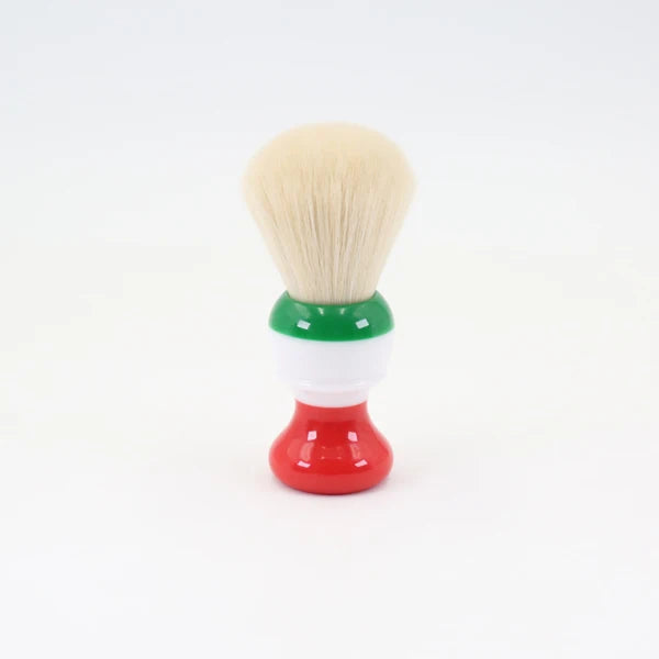 Professional Shaving Brush with Italian Tricolor Handle