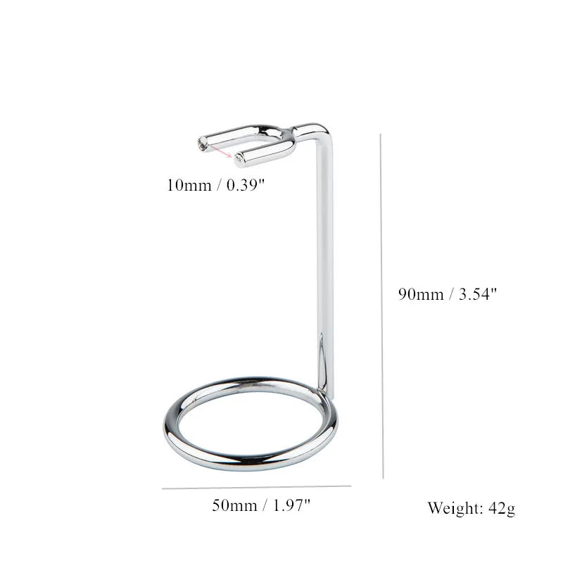 Durable and Elegant Stainless Steel Shaving Brush Holder