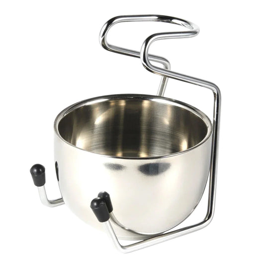 Stainless Steel Shaving Brush Stand – Elegant & Durable