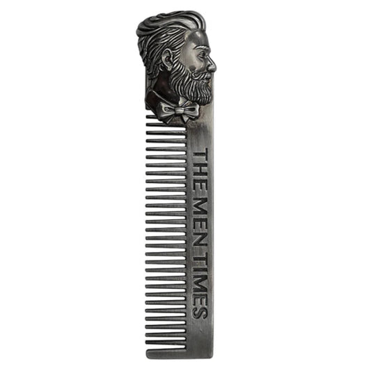 Barber and Hair Comb in Stainless Steel