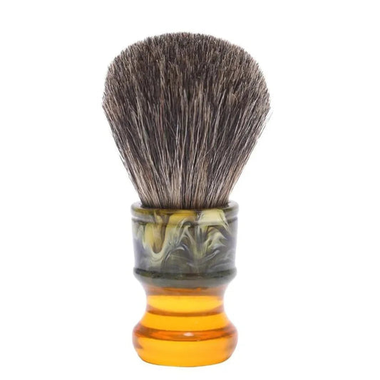 Classic Shaving Brush with Two-Tone Resin Handle