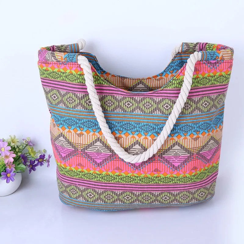 Boho Chic Tribal Beach Shoulder Bag