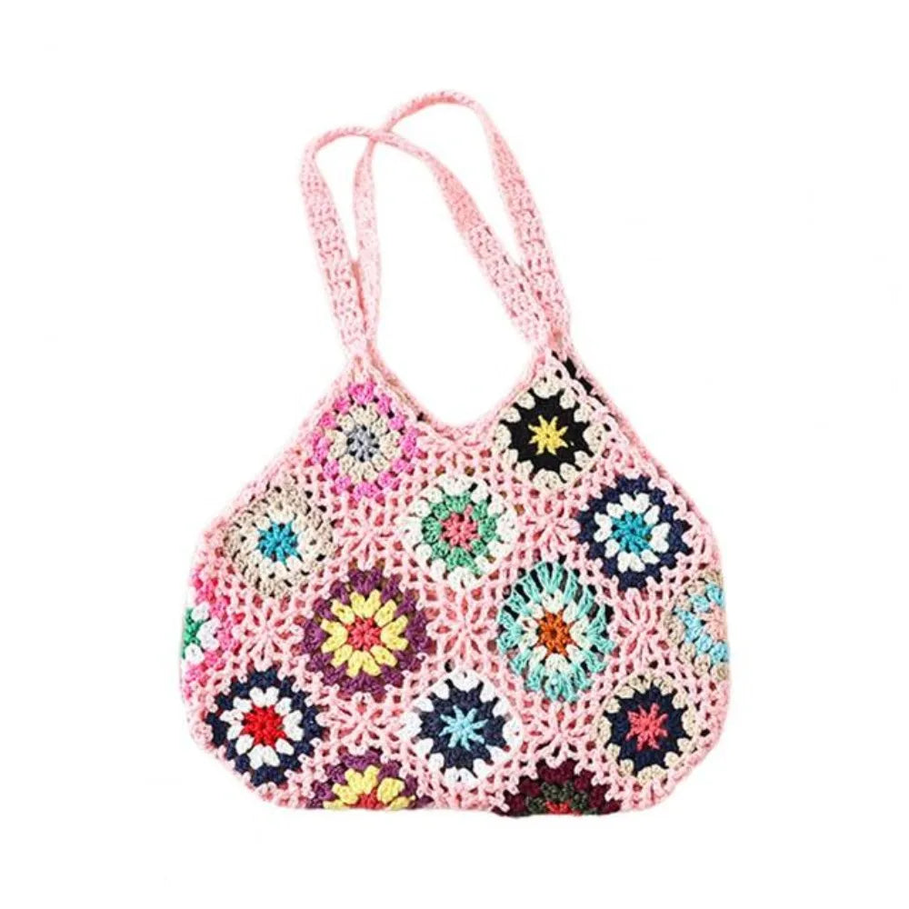 Granny Square Summer Tote for Women