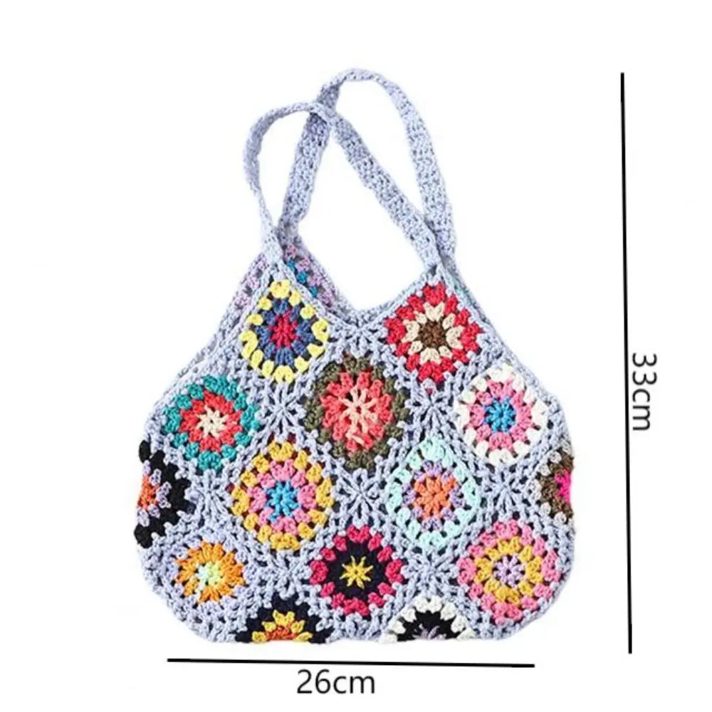Granny Square Summer Tote for Women