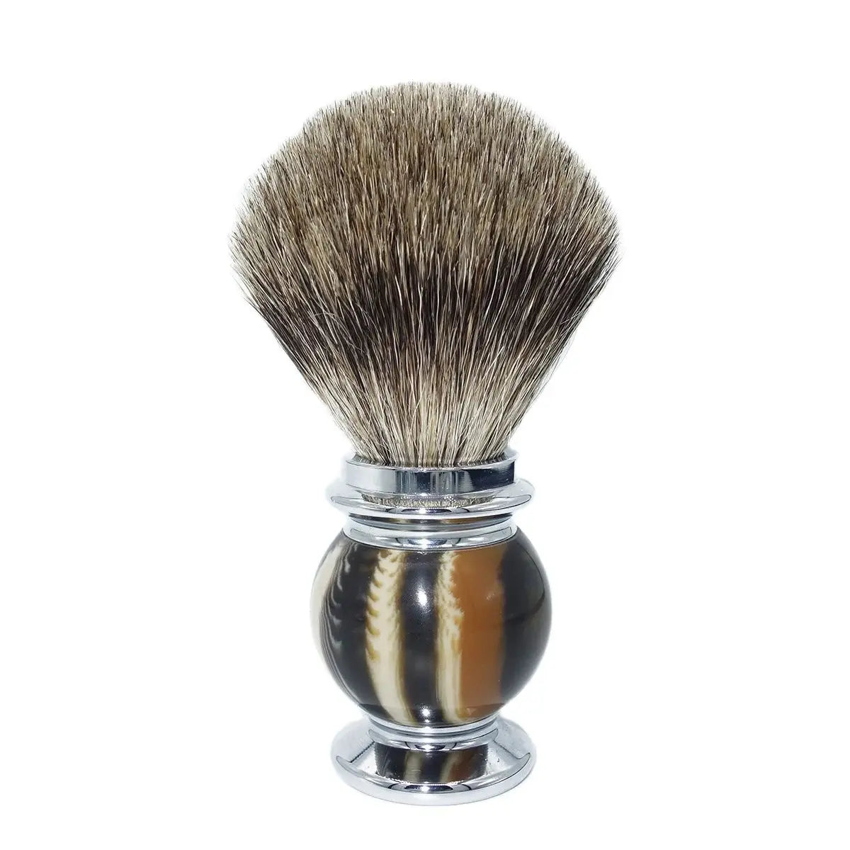 Luxury Shaving Brush with Badger Hair and Elegant Handle