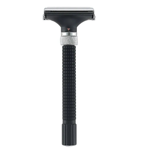 Adjustable Black Butterfly Razor with Double Edge