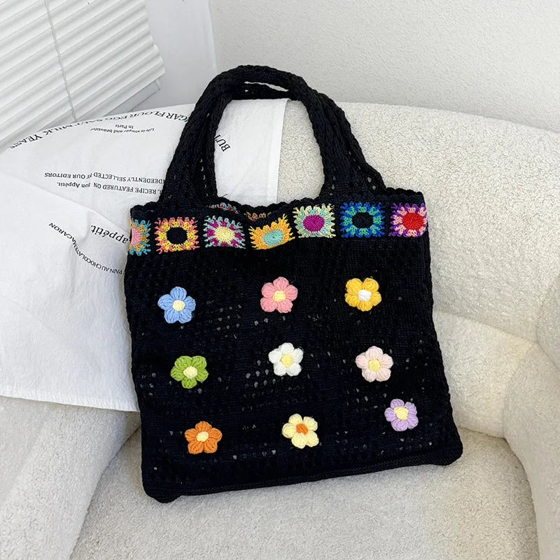 Handmade Granny Square Summer Bag