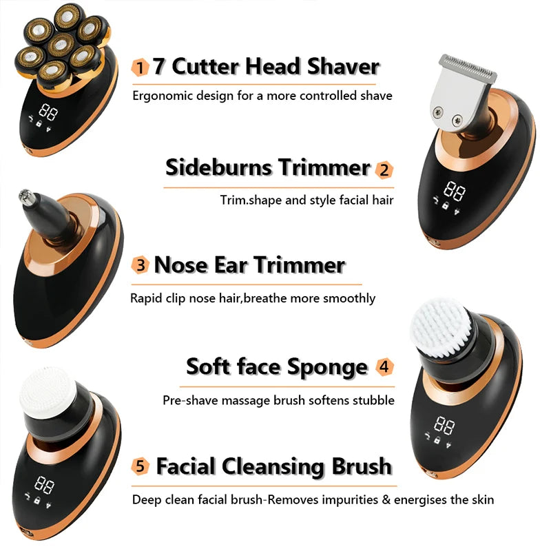 Professional Men’s Razor for Head and Beard Trim
