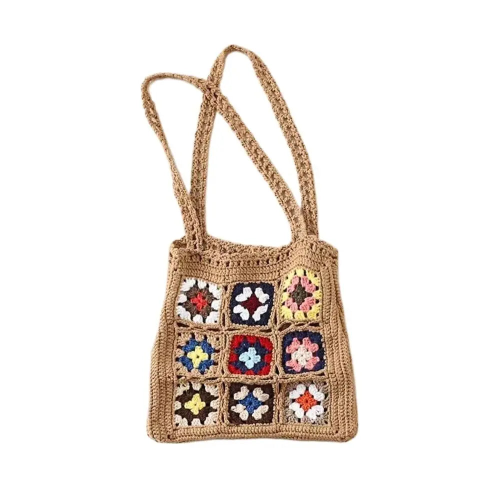 Granny Square Summer Tote for Women