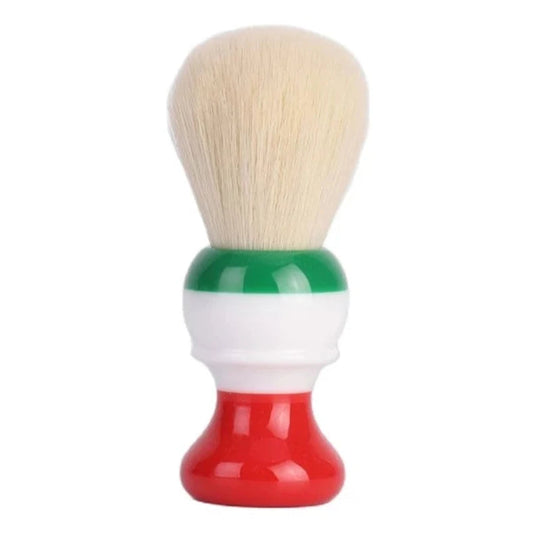 Professional Shaving Brush with Italian Tricolor Handle