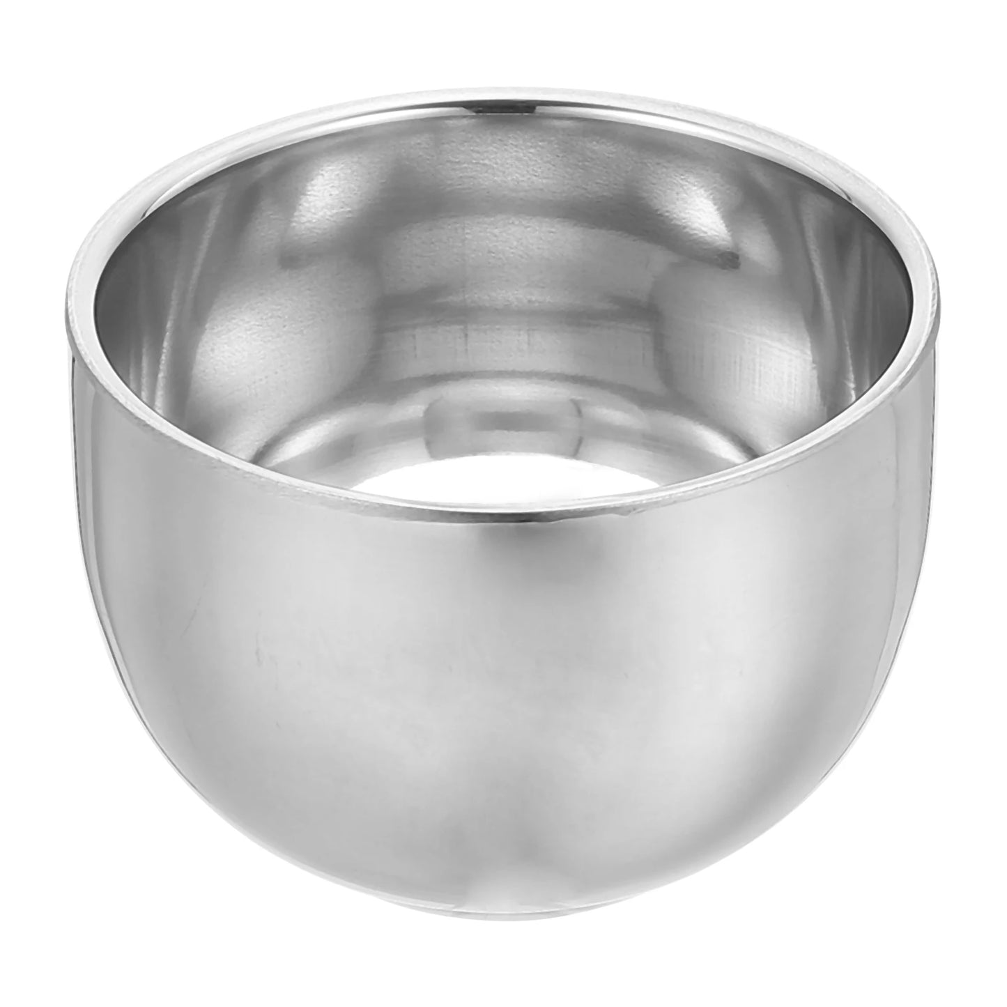 Stainless Steel Shaving Foam Bowl with Lid
