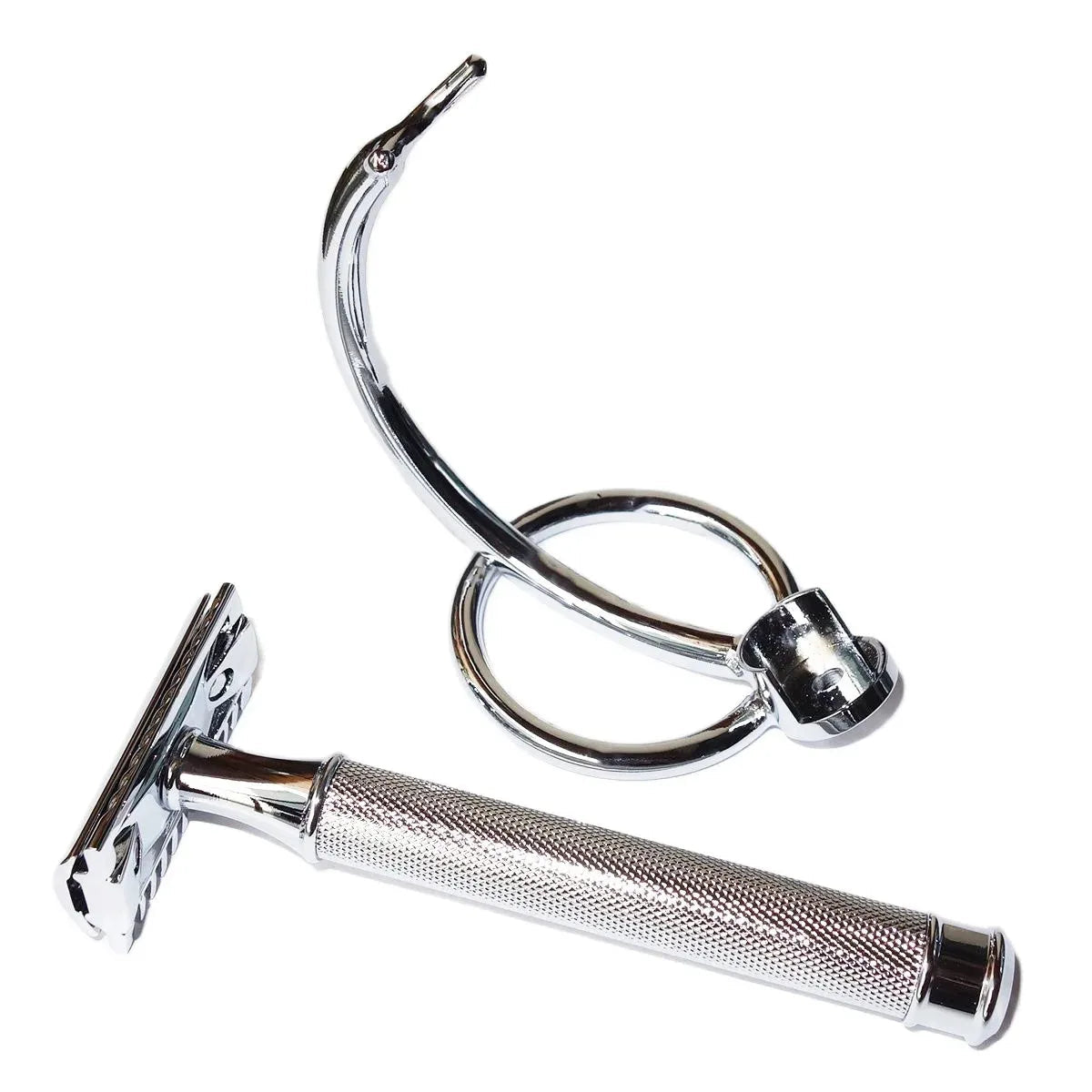 Double-Edge Safety Razor with Butterfly Mechanism