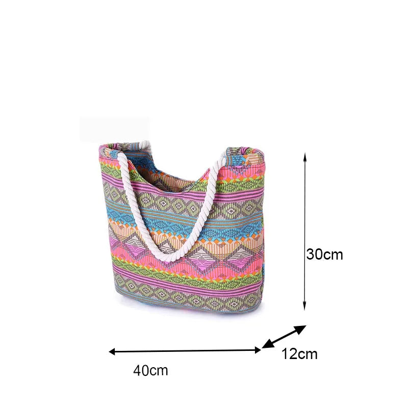 Boho Chic Tribal Beach Shoulder Bag