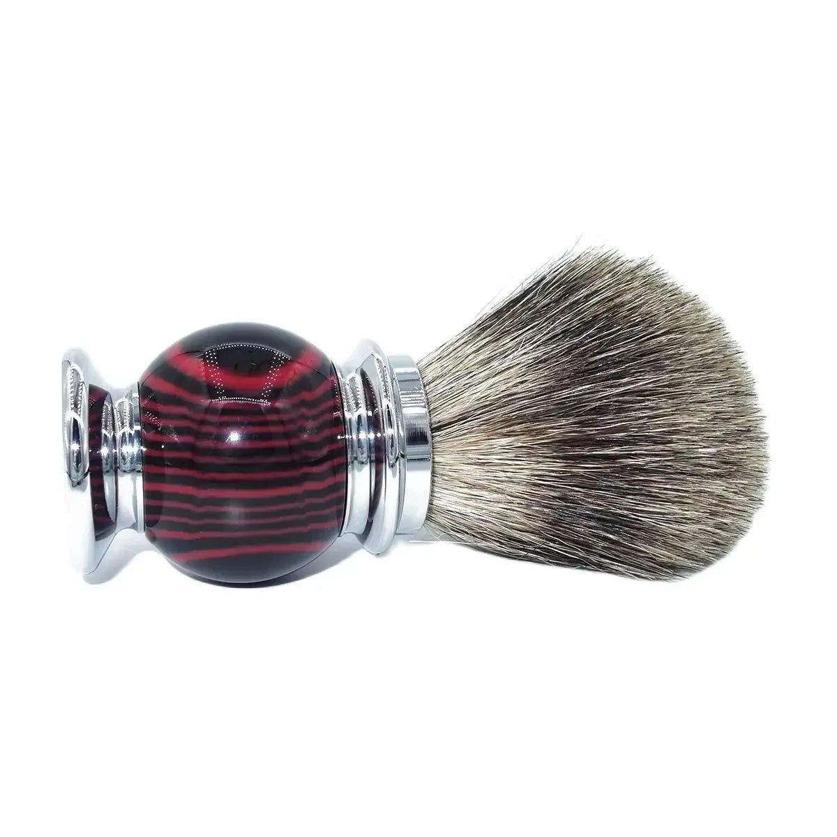 Shaving Brush in Stylish Retro Design with Badger Bristles