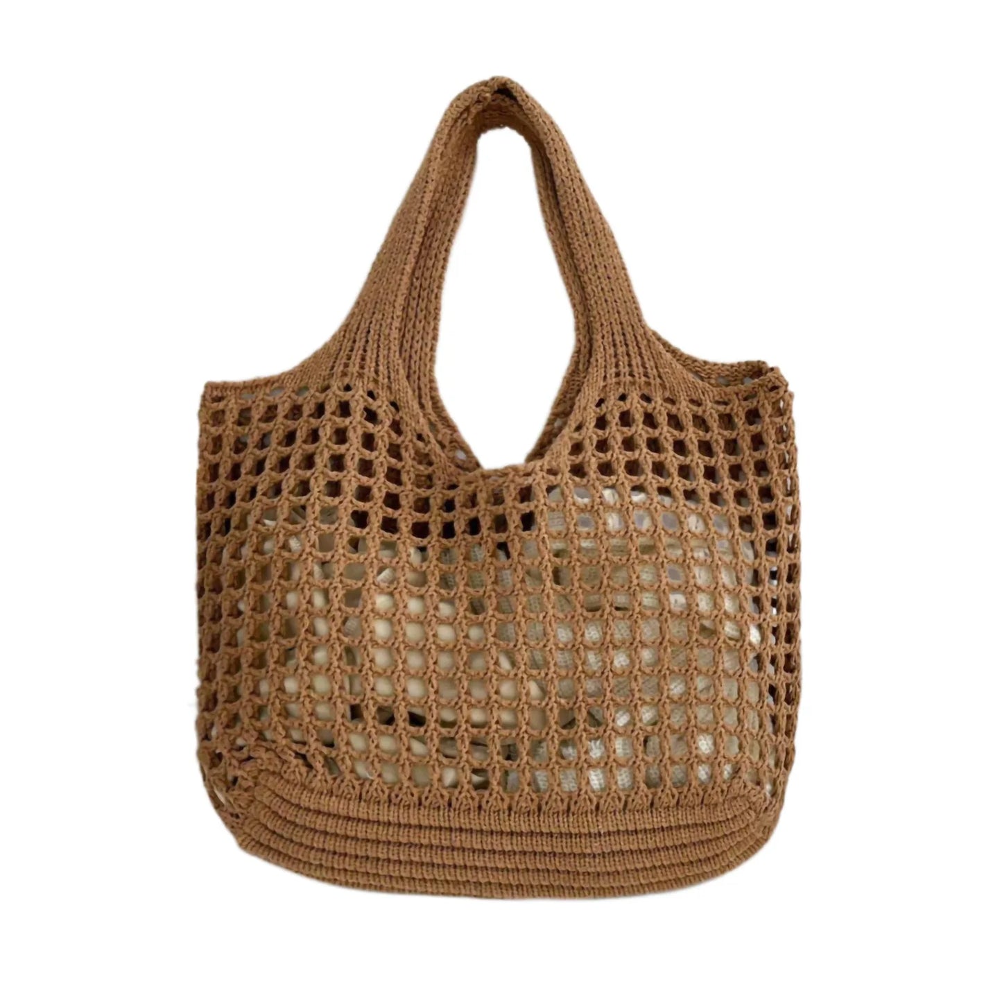Boho Mesh-Style Shoulder Bag
