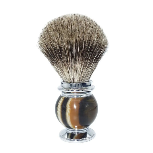 Luxury Shaving Brush with Badger Hair and Elegant Handle