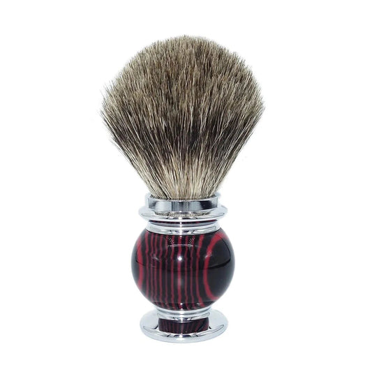 Shaving Brush in Stylish Retro Design with Badger Bristles