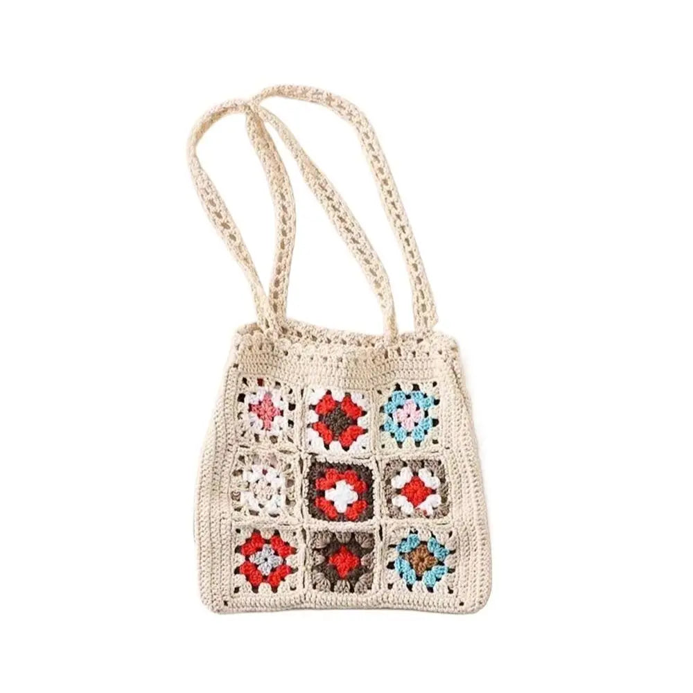 Granny Square Summer Tote for Women
