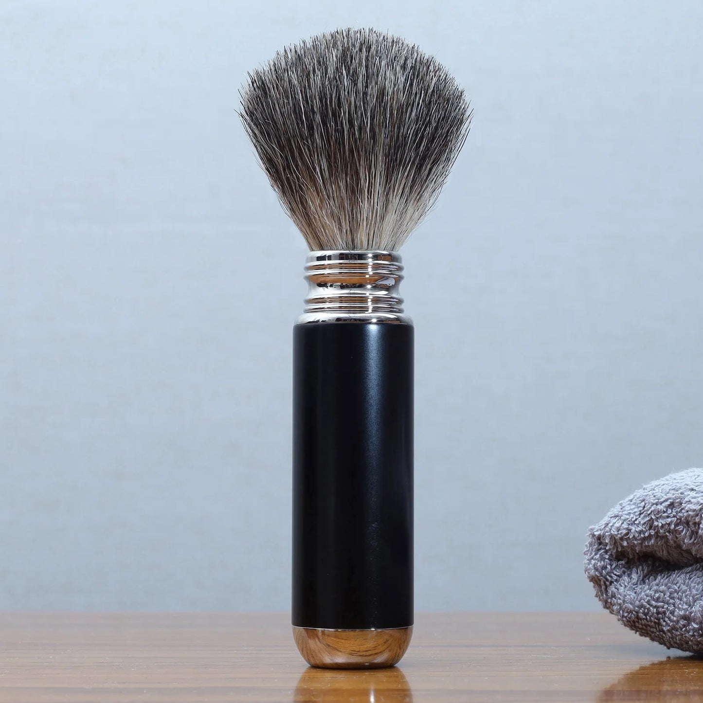 Pure Badger Shaving Brush with Elegant Handle