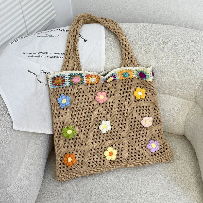 Handmade Granny Square Summer Bag