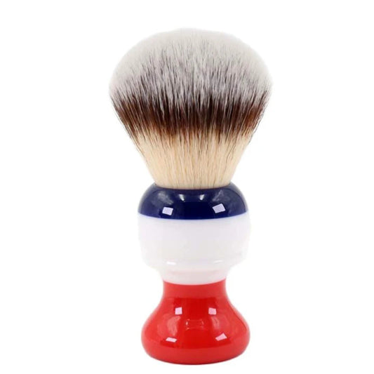 Iconic Shaving Brush with Tricolor Resin Handle