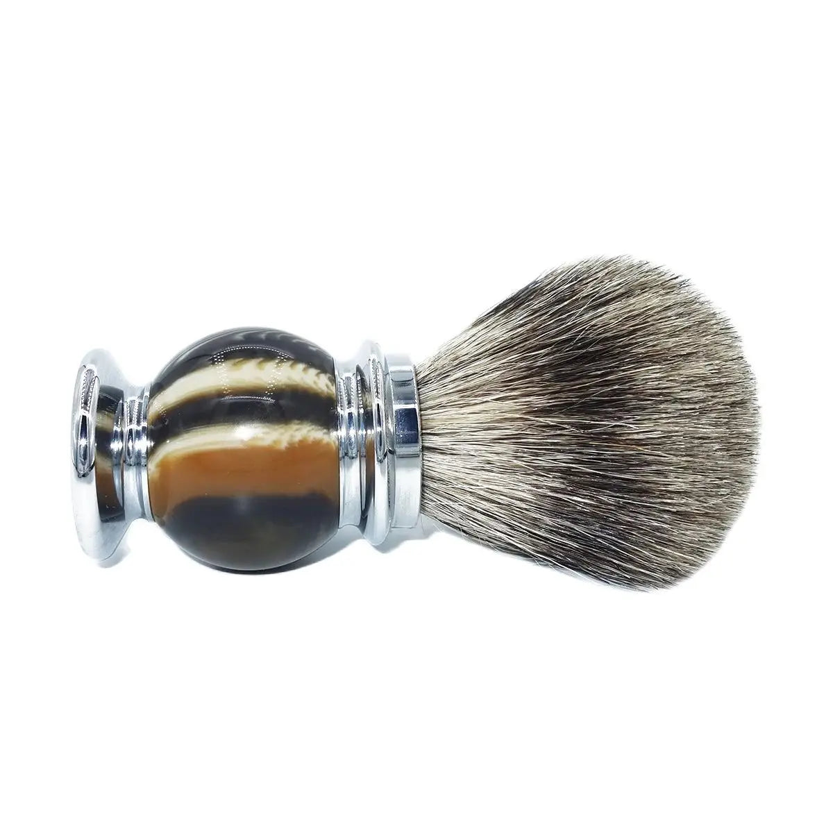 Luxury Shaving Brush with Badger Hair and Elegant Handle