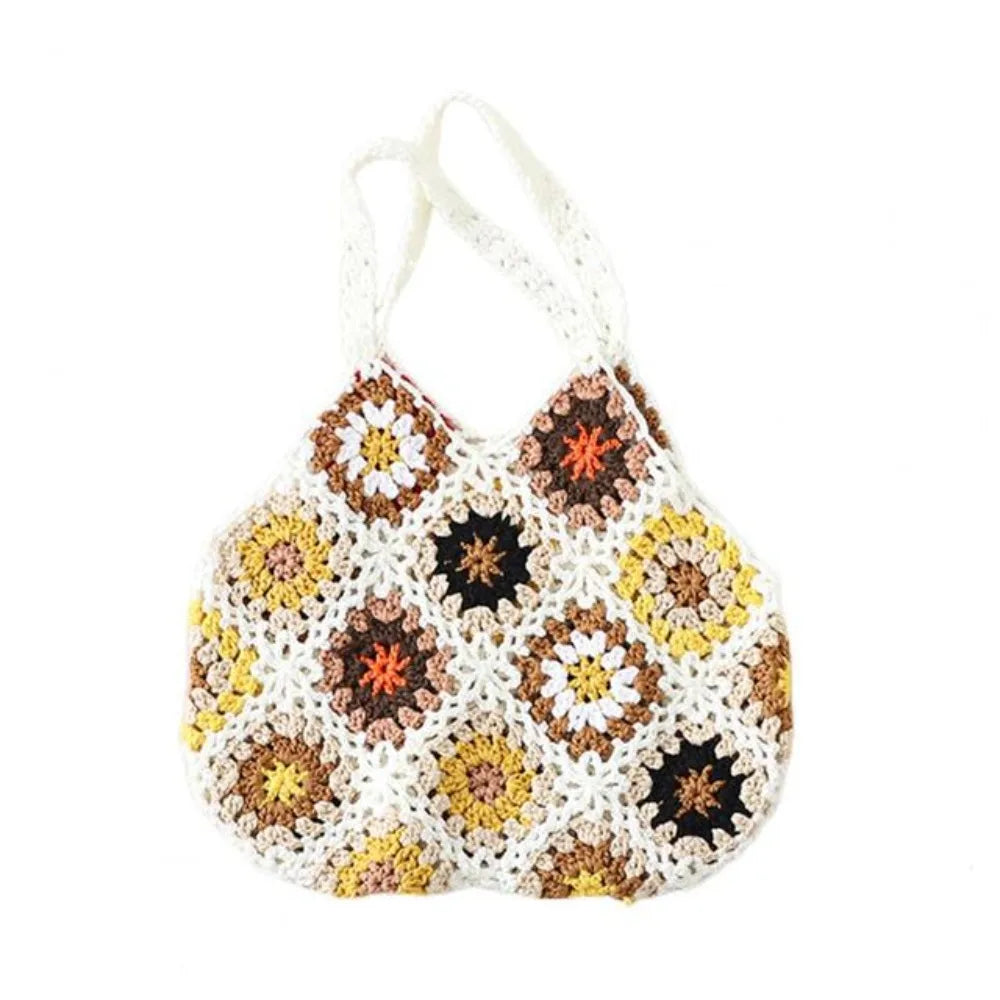 Granny Square Summer Tote for Women