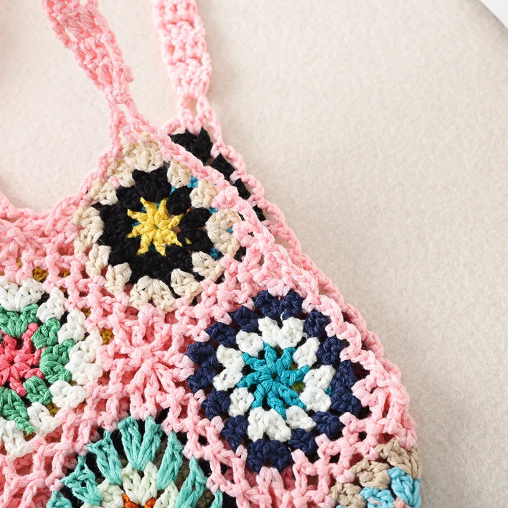Granny Square Summer Tote for Women