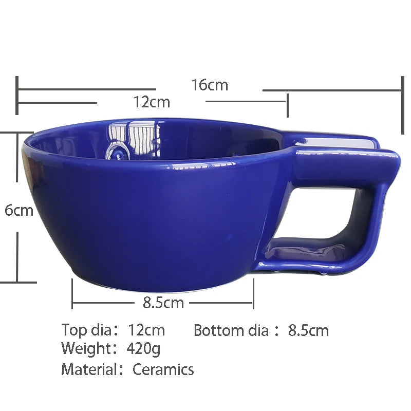 Luxurious Ceramic Shaving Bowl for Men