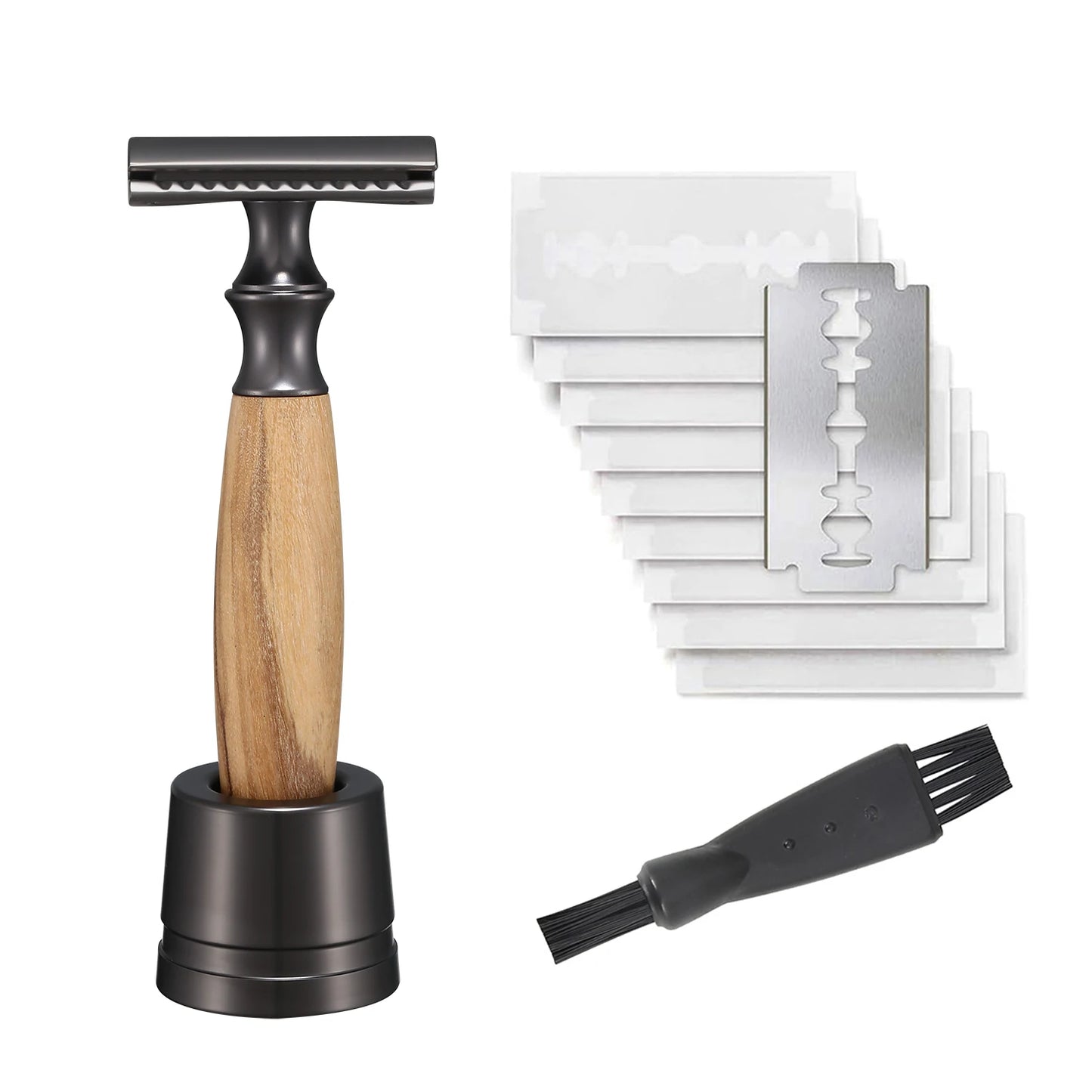 Traditional Wooden Safety Razor