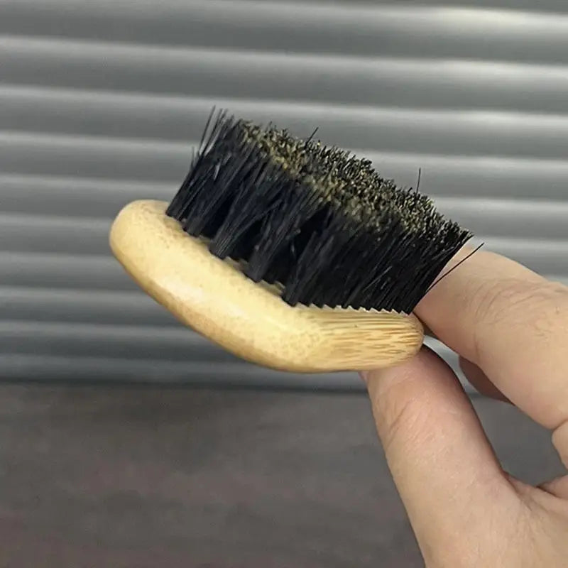 Natural Wooden Beard & Mustache Brush