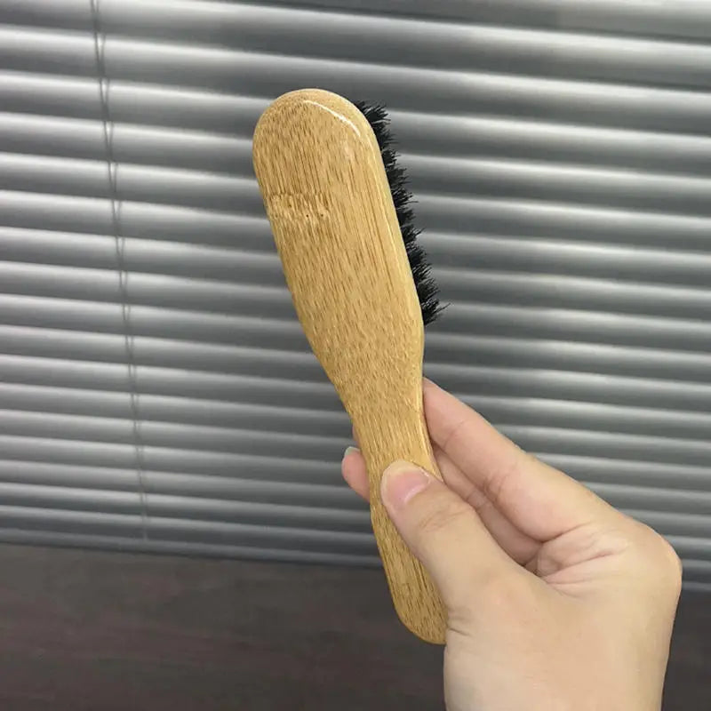 Natural Wooden Beard & Mustache Brush